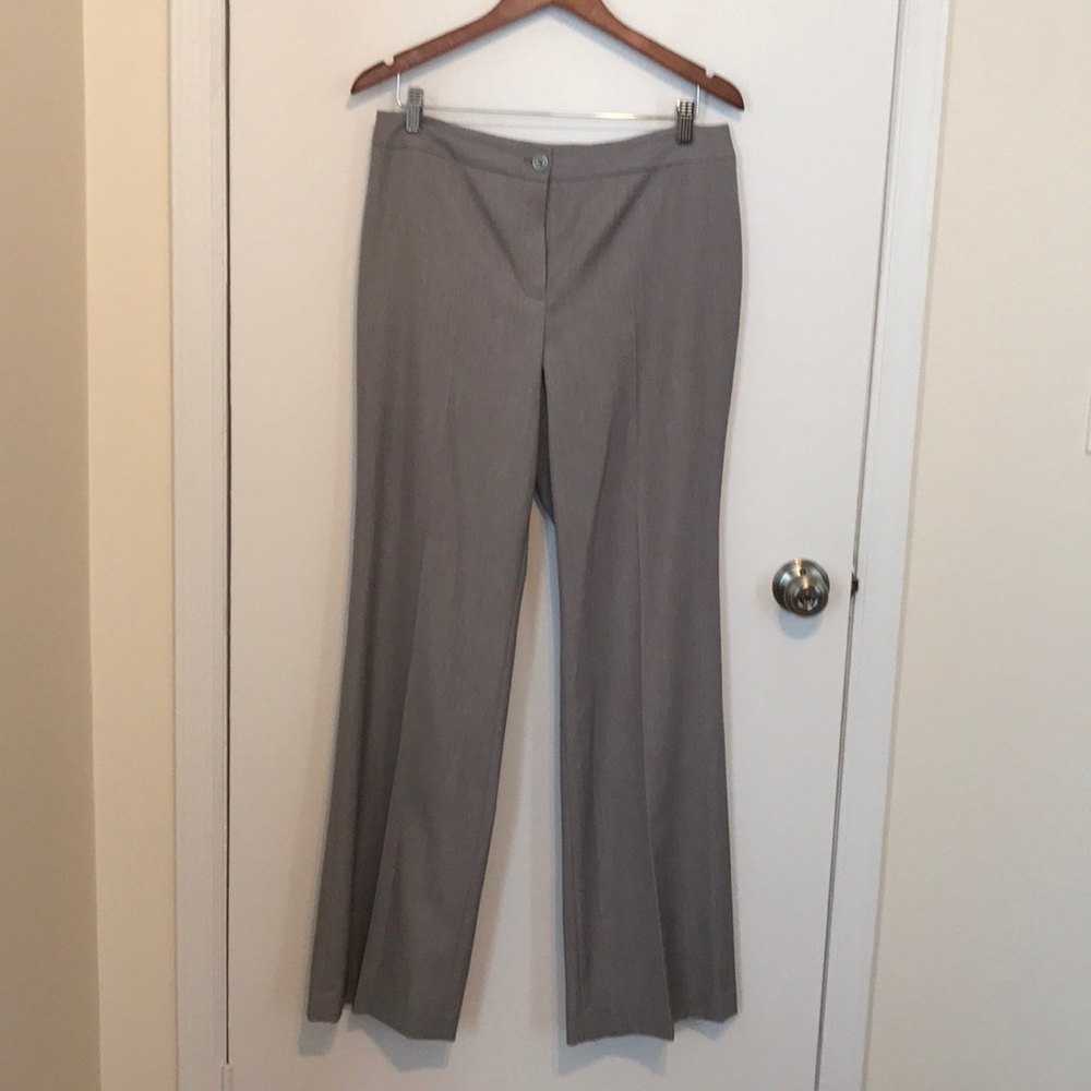 Anne Klein size 10 gray stretch suit pants